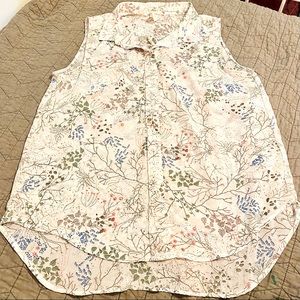 H&M Sheer Sleeveless Top